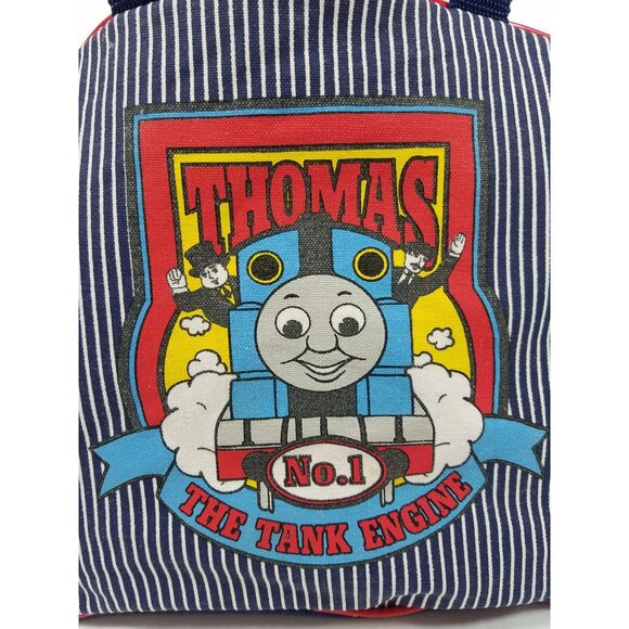 Thomas The Tank Engine Canvas Bag No. 1 Striped vintage 1999 Y2K Britt Allcroft - Picture 2 of 12